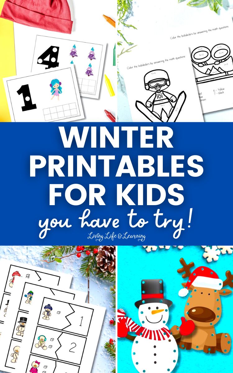 Winter Printables for Kids You Have to Try