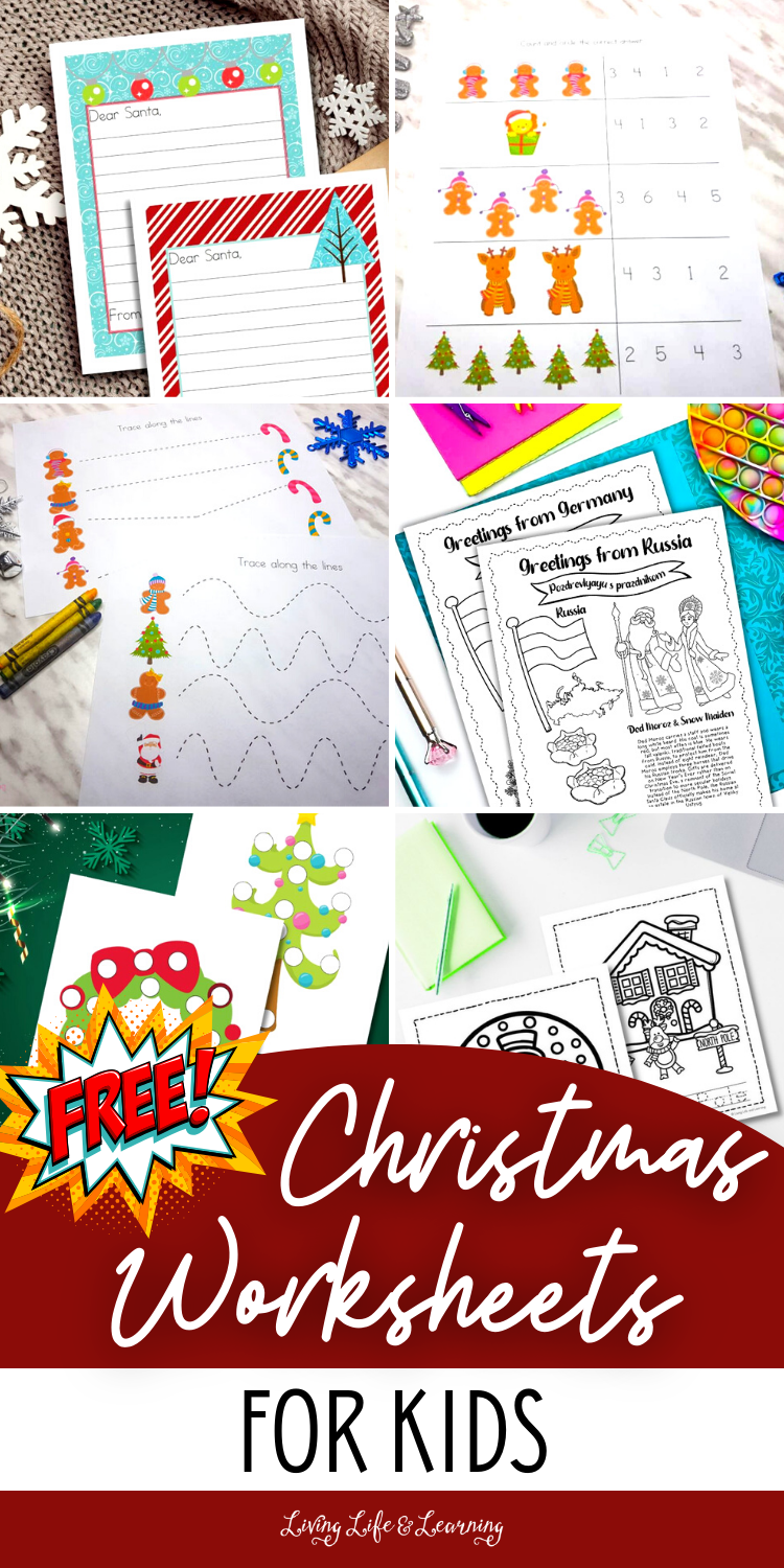 Free Christmas Worksheets for Kids