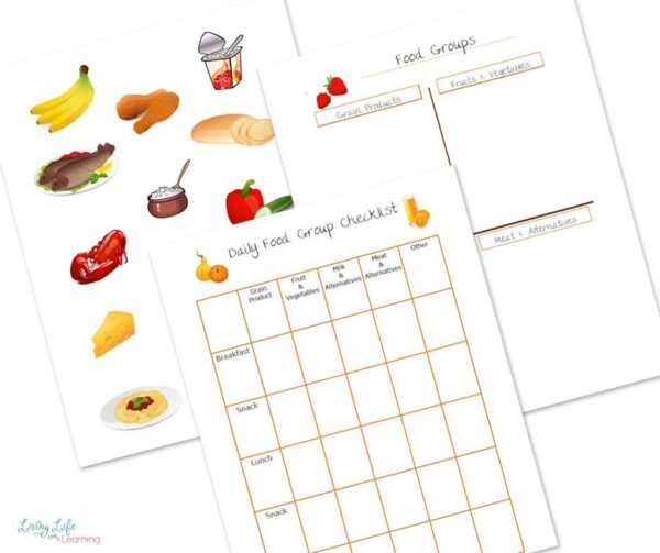 Healthy Foods for Kids Printable