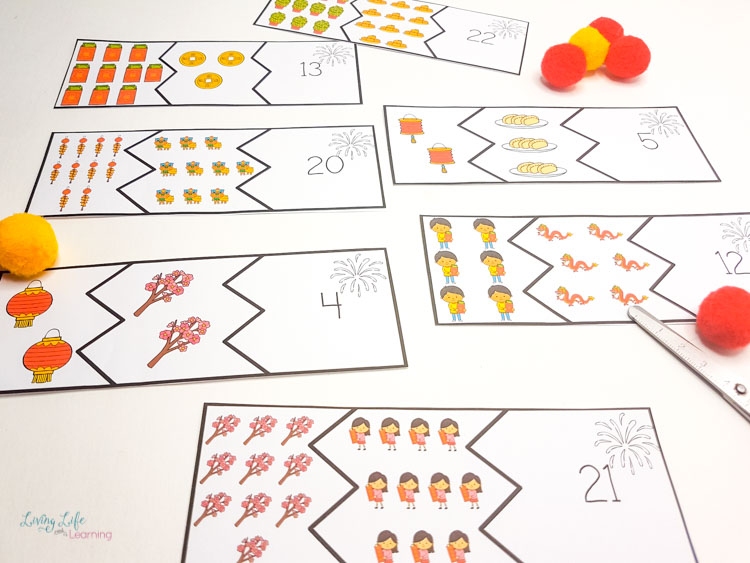Chinese New Years Addition Puzzles