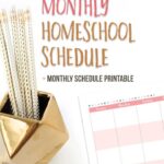 How to Make a Monthly Homeschool Schedule