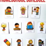 Printable visual homeschool schedule