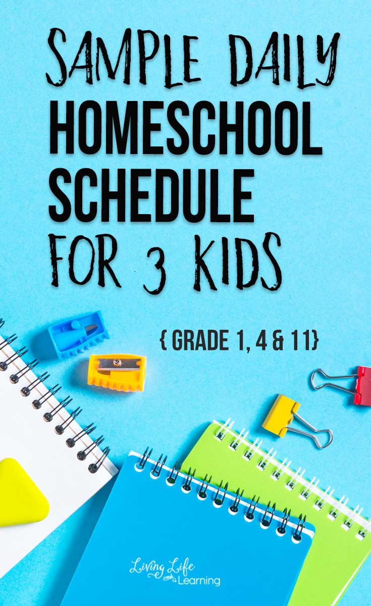 Sample homeschool schedules for kids