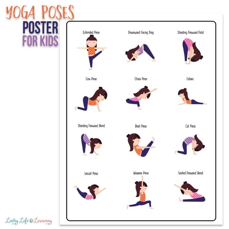 Easy Yoga Poses Printable