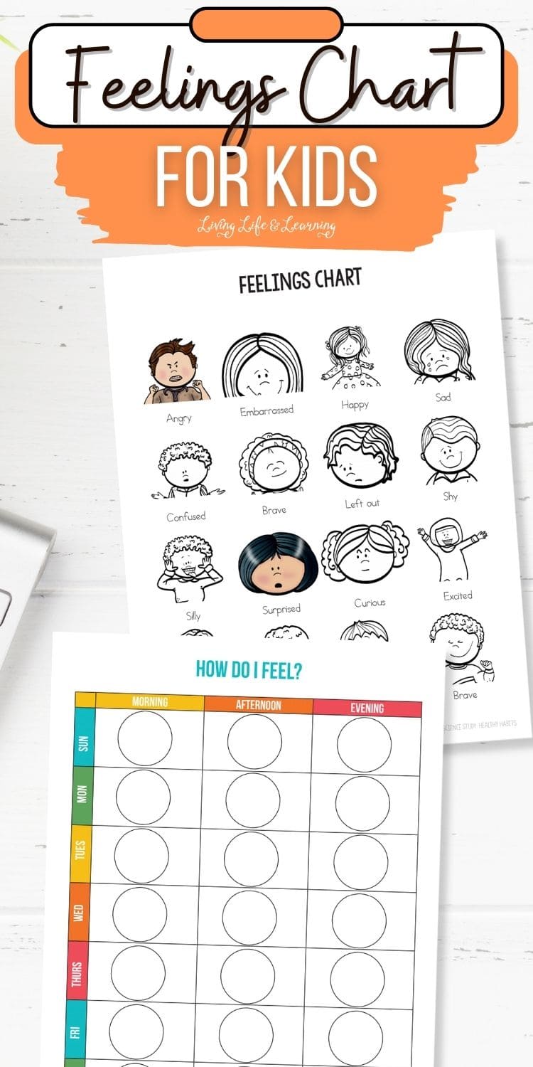Feelings Chart for Kids