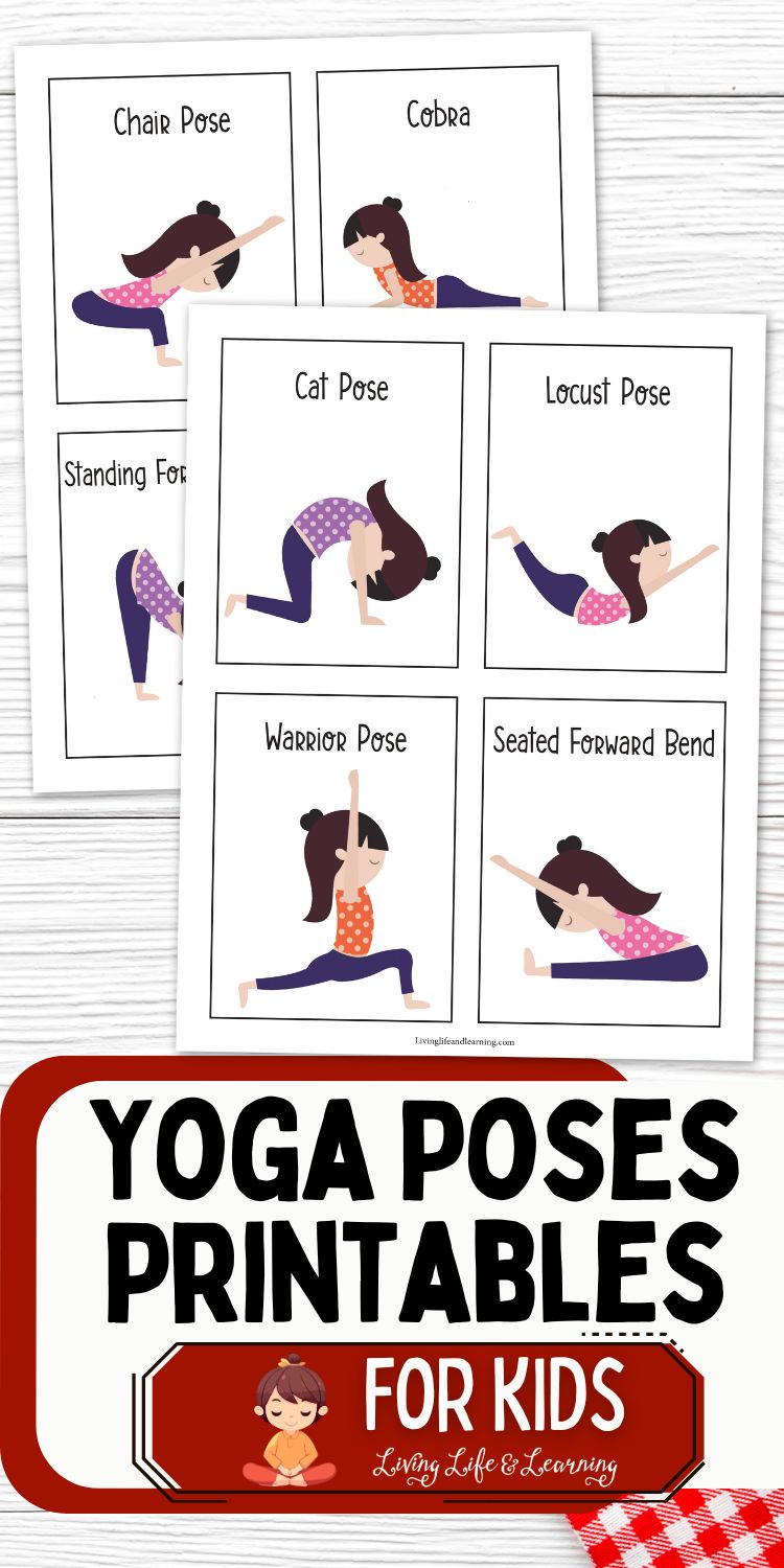 Yoga Poses Printables for Kids: Get Active and Have Fun!