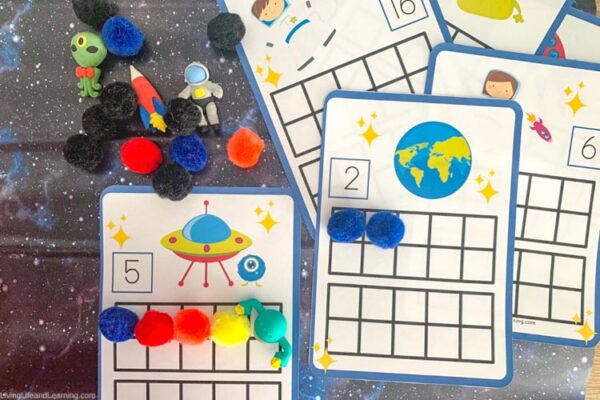 Space Counting Mats up to 20