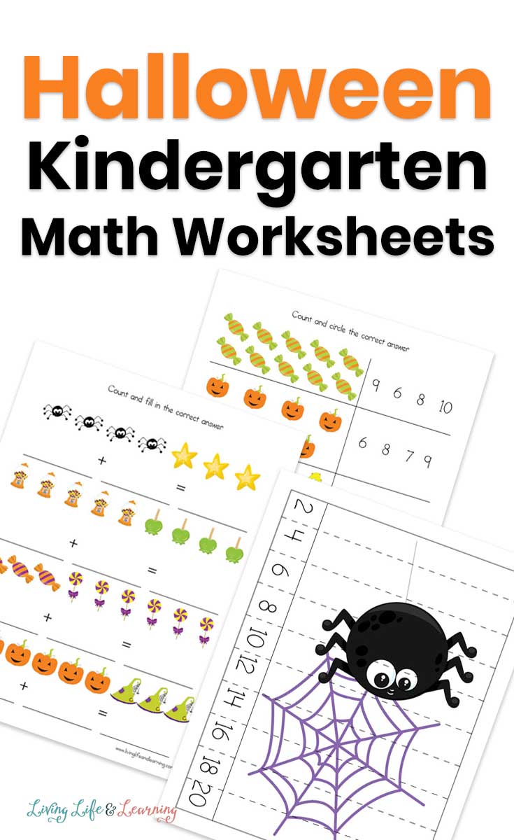 Halloween Kindergarten Math Worksheets