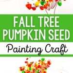 Fall Tree Pumpkin Seed Painting Craft