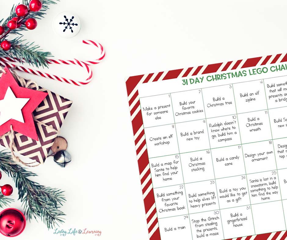 Christmas Lego Challenge Calendar