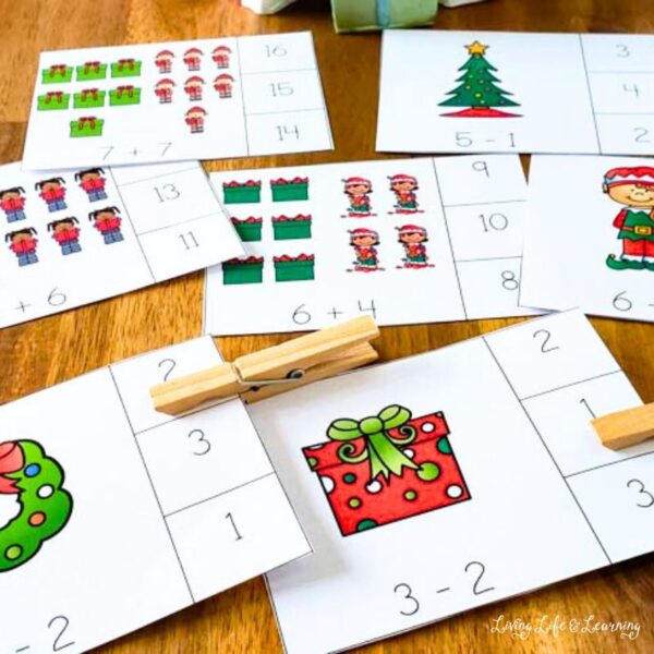 Make Math Fun with Christmas Addition and Subtraction Cards