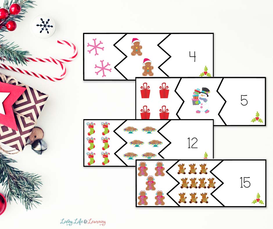Christmas Addition Puzzles