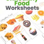 Healthy and Unhealthy Food Sorting Worksheet