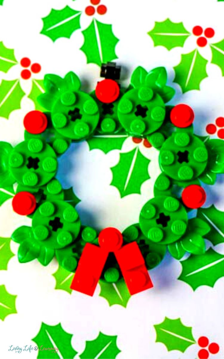 DIY Lego Wreath Ornament