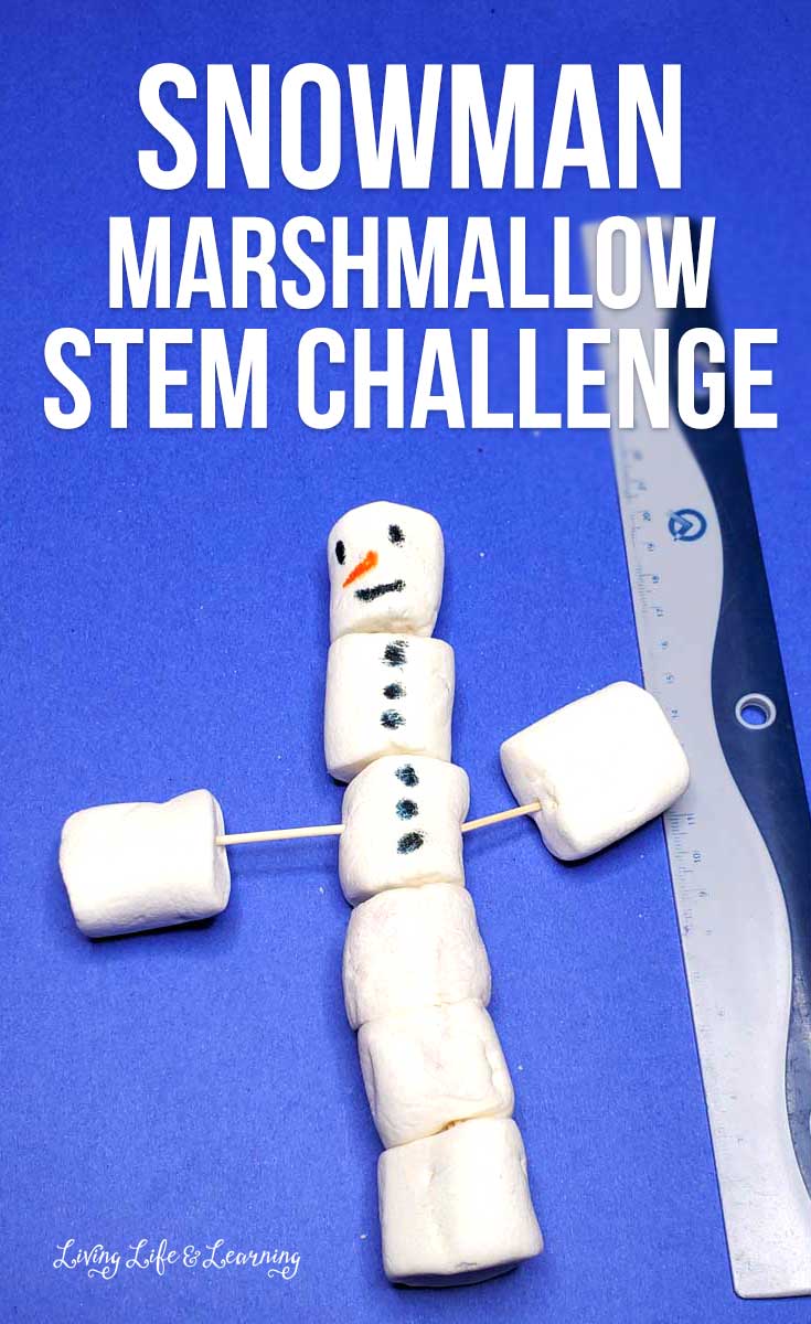 Simple Snowman Marshmallow STEM Challenge