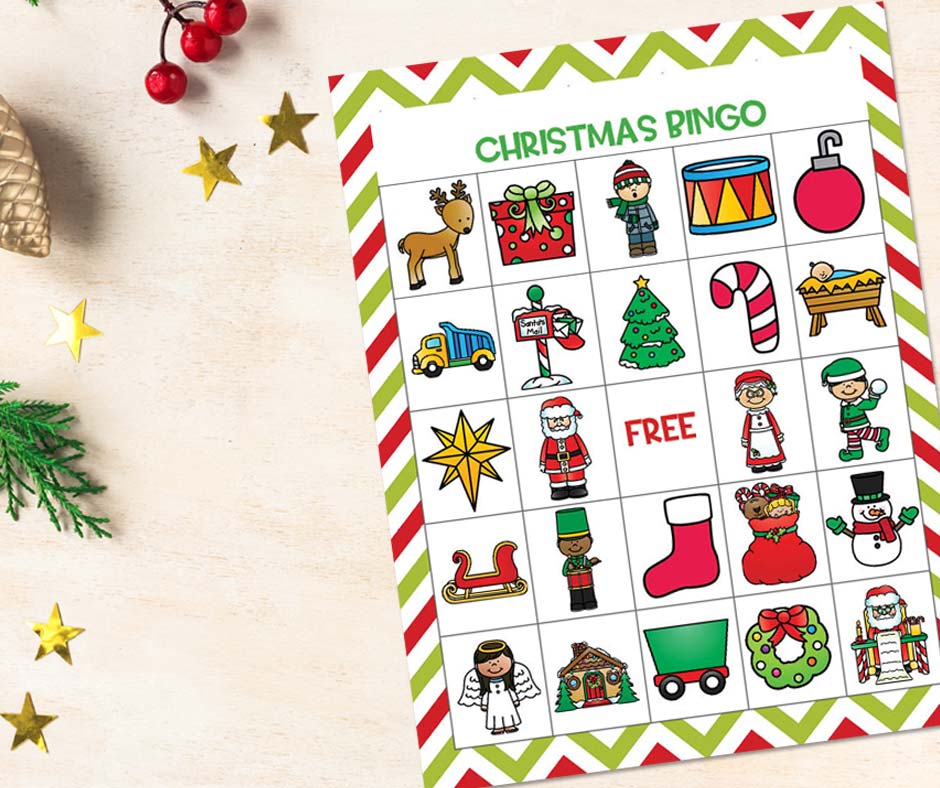 At Christmas, bring the family together with this cute Christmas bingo printable. And enjoy all the benefits, fun and laughter together. 