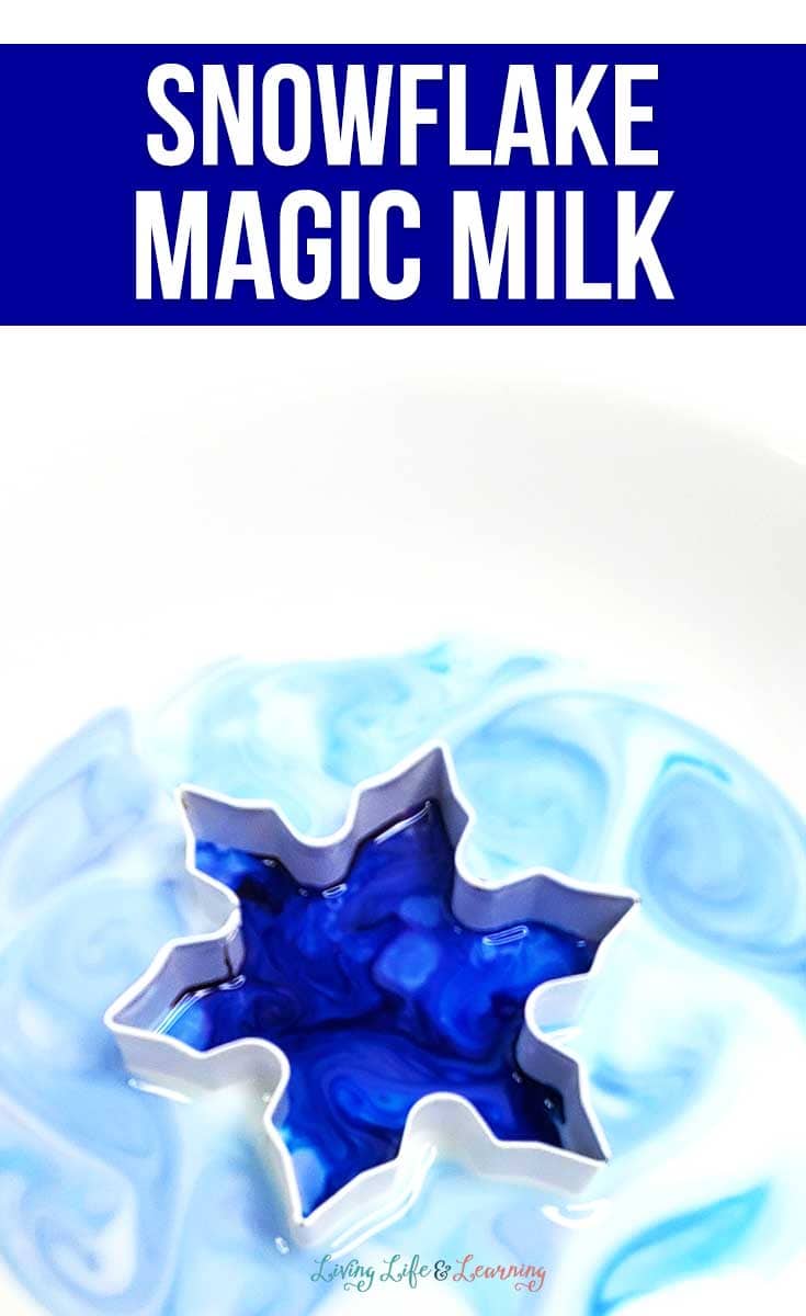 Winter Magic Milk Experiment