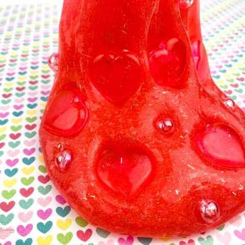 Red Heart Slime Recipe