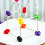 a photo of finished Jelly Bean STEM Activity