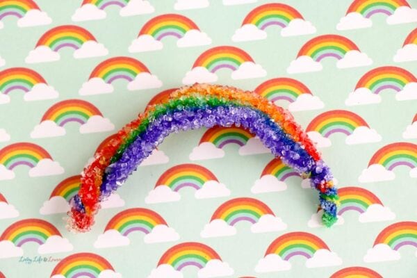 crystal rainbow experiment for kids
