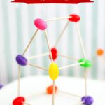 a photo of finished Jelly Bean STEM Activity