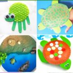A collage of Sea Turtle Activities for Toddlers