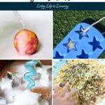 collage of Space Experiments for Kids