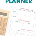 Preschool weekly planner template