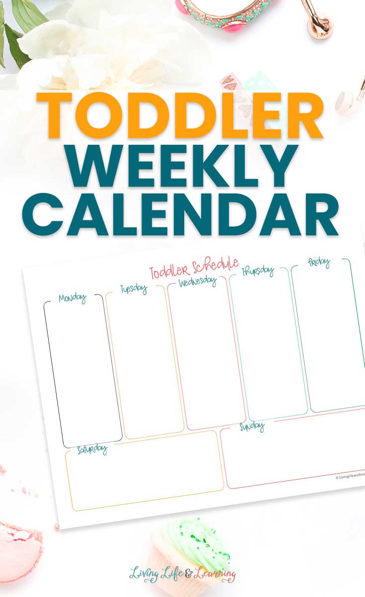Toddler Weekly Calendar Printable