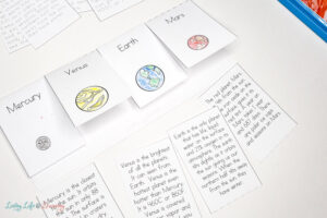 Planets Flip Book Printable
