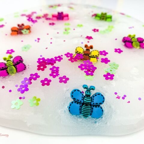 butterfly simple slime recipe