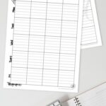 Lesson Planning Pages on a table