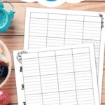 Lesson Planning Pages on a table