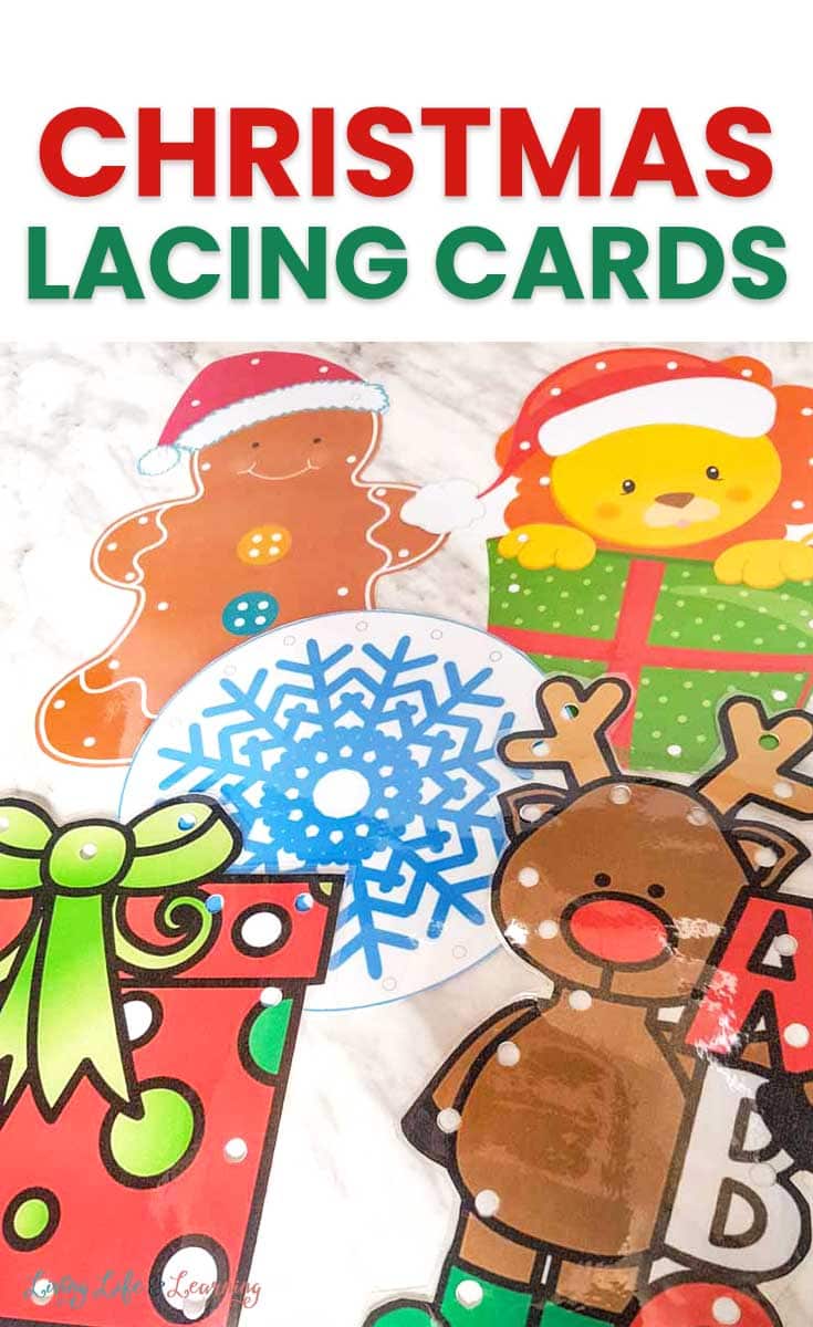 Christmas Lacing Cards