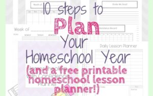 Best Printable Homeschool Planners