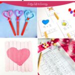 collage of Valentine's Day Activities for Kids