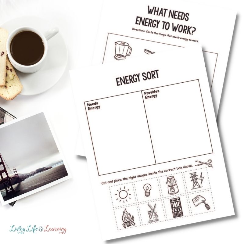 forms of energy printables 