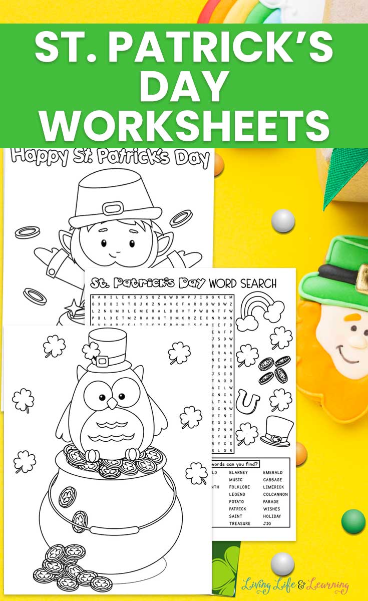 St Patrick’s Day Worksheets for Kids