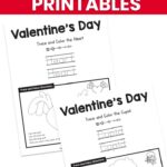 valentine tracing printables