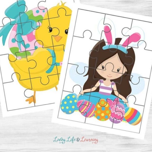 two easter printable puzzles