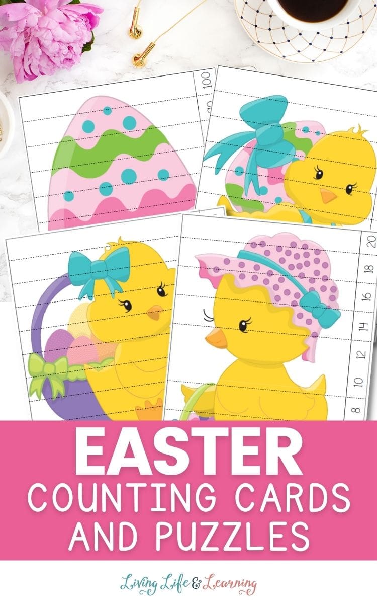 Easter Counting Cards and Puzzles
