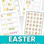 Easter kindergarten math worksheets