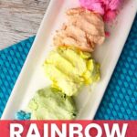 rainbow foam dough