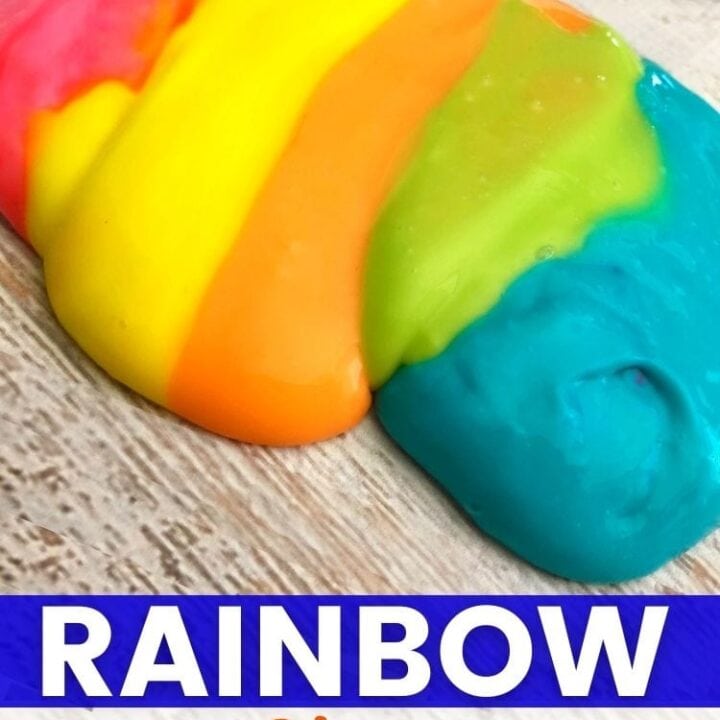Rainbow Slime Goo in una bottiglia di laboratorio i bambini Multi Colore paghetta giocattolo NV16 