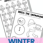 Winter Worksheets for Kindergarten