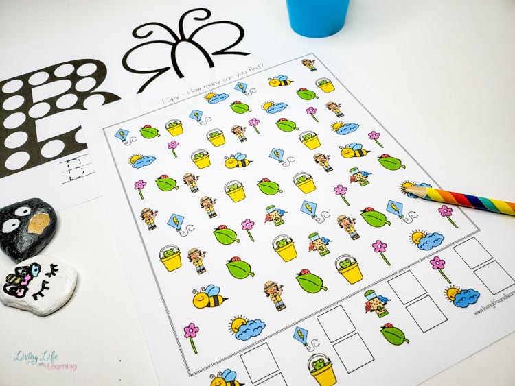 spring learning printable
