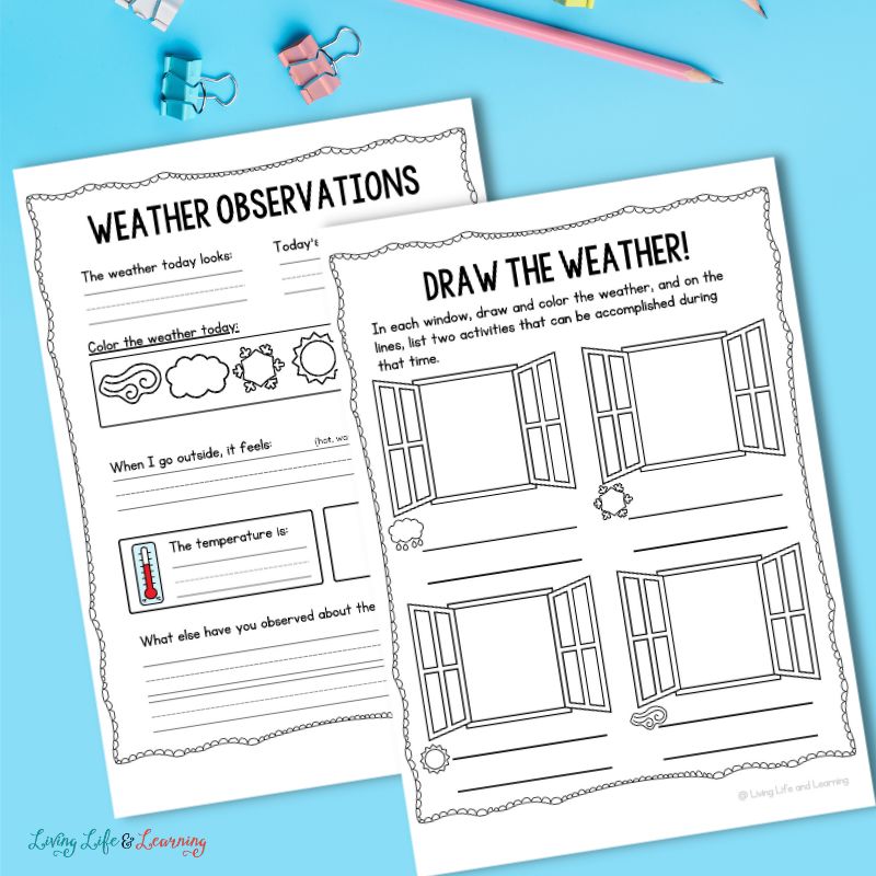 Weather Worksheets for Kids