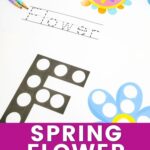spring flower preschool printable