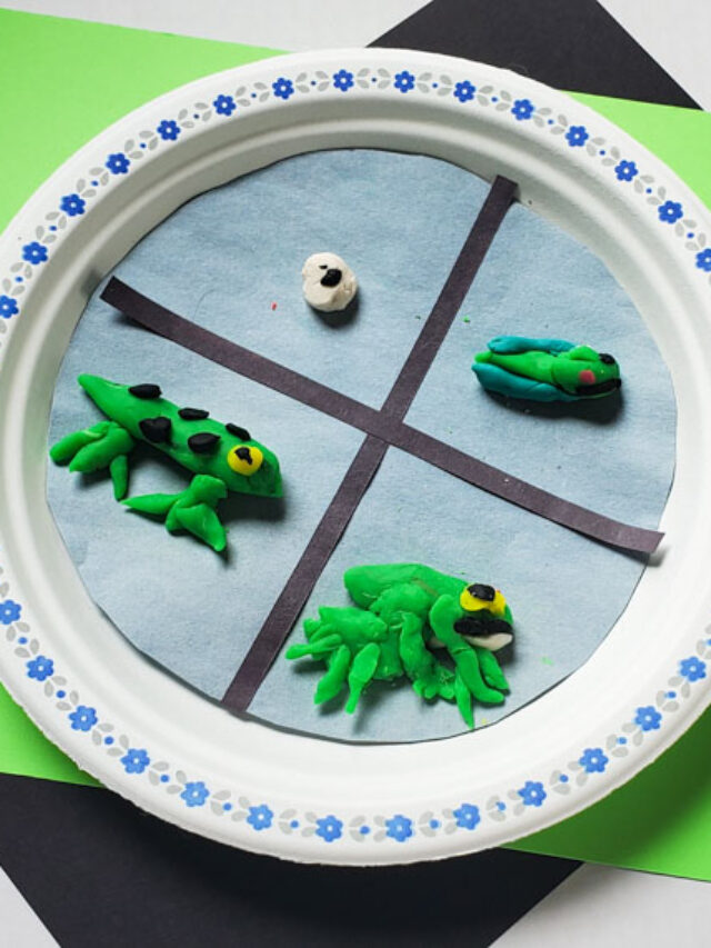Frog Life Cycle Crafts Story