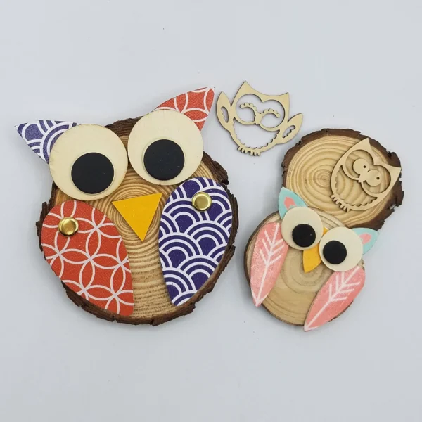 wooden owl craft kit
